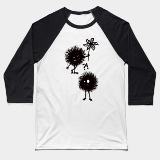 Evil Bugs Friends - Funny Cute Characters Baseball T-Shirt